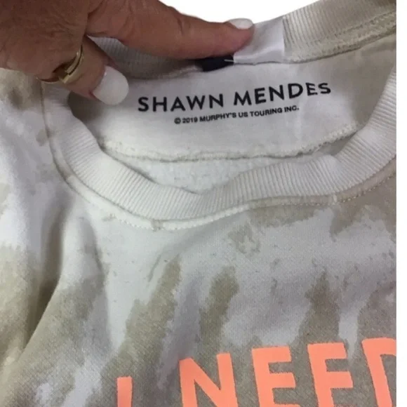 H&m Women’s Medium Sweatshirt SHAWN MENDES (2018) Official I Need Somebody Now - Picture 8 of 9